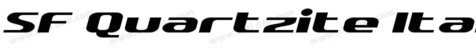 SF Quartzite Italic字体转换